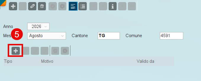 Inserire il motivo della modifica
