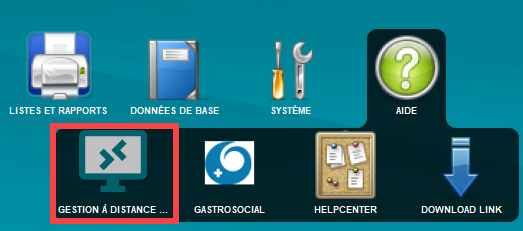 TeamViewer avec l’identifiant et le mot de passe pour la téléassistance