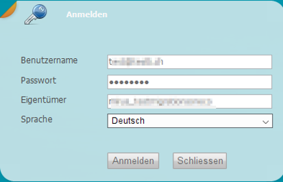 Mit Benutzername und Passwort bei miruSocial anmelden