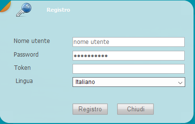Accedere a miruSocial con nome utente e password