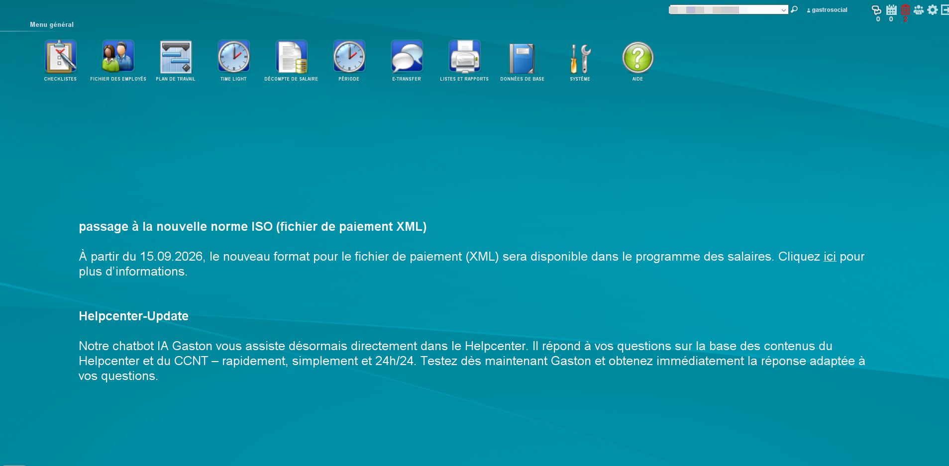 Page d’accueil de miruSocial avec la section Listes de contrôle
